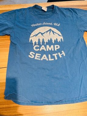 Gildan Blue Camp Sealth Short Sleeve Tee